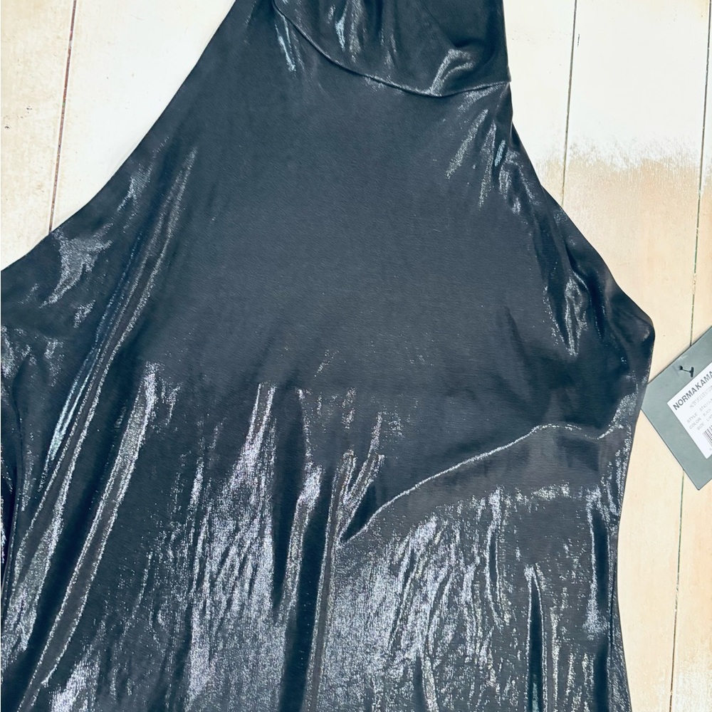 Norma Kamali halter turtle side slit dress - Picture 6 of 10